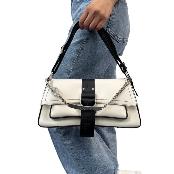 Christian Dior Vintage 2004 Hardcore Shoulder Bag Charm Rhinestone [106431] - Picture 2 of 14